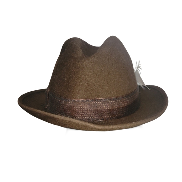 Vintage Biltmore Rideau Brown Felt Fedora Hat - Picture 4 of 12